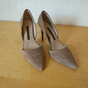 French Connection d'Orsay heels nude